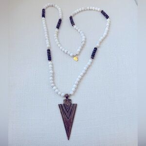 LOVE POPPY Arrowhead Necklace
